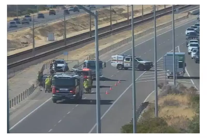 Vehicle Rollover Closes Mitchell Freeway, Causing Heavy Peak-Hour Chaos