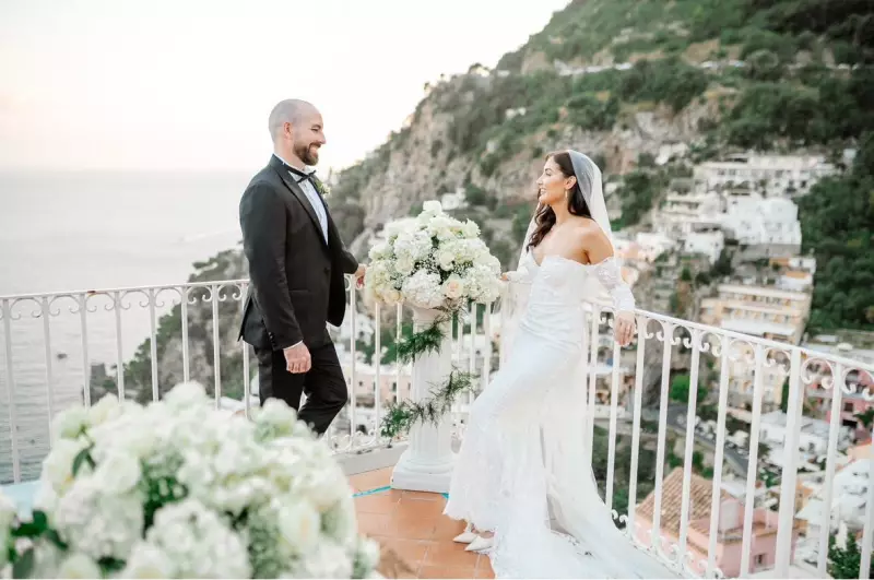 WA South West Couple's Dream Positano Elopement: A Love Story on the Amalfi Coast