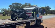 Canberra motorcyclist's bike seized after alleged 120km/h hooning on Southern Cross Drive