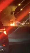Car Fire Shuts Captain Cook Highway on Christmas Night