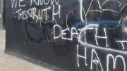 Hateful graffiti targets Federal MP Richard Marles in Geelong city centre