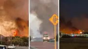 Warnbro Bushfire: Train Line Shut, Roads Closed as 100 Firefighters Battle Blaze
