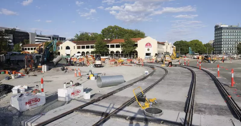 Canberra's Light Rail Extension Progresses with New Tracks Laid in City Centre