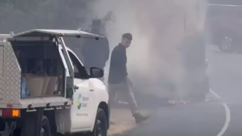 Car Fire Shuts Barwon Heads Bridge, Causing Major Delays for Motorists