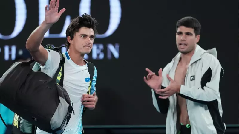 Carlos Alcaraz defeats Adam Walton in straight sets at Australian Open 2025