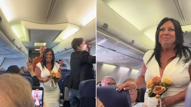 Couple Says 'I Do' at 30,000 Feet in Unforgettable Mid-Air Wedding