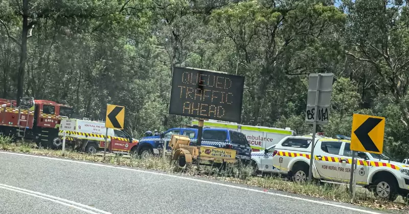 Elderly Hunter woman trapped for hours after car plunges down embankment