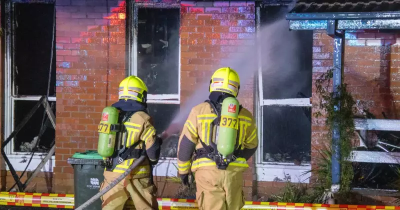 Firefighters Battle Overnight Blaze at Vacant Raymond Terrace Home