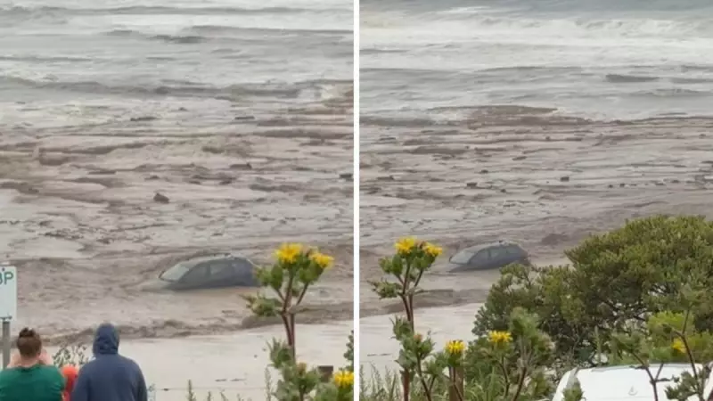Flash Flooding in Victoria Sweeps Cars Out to Sea at Wye River
