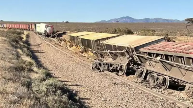 Freight Chaos: 11 Wagons Derail Near Port Pirie, Halting Cross-Country Rail