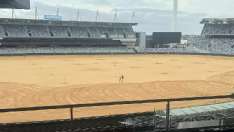 GMHBA Stadium Turf Resurfacing Project on Track for Timely Completion