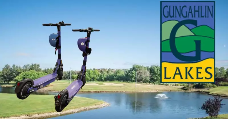 Gungahlin Lakes Golf Course Battles Hoon Vandals on E-Scooters