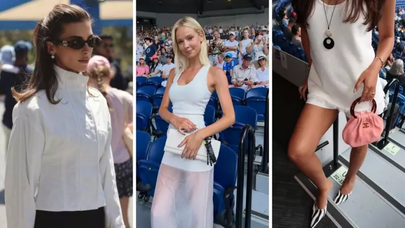 Henne's Australian Open Fashion Domination: Nadia Bartel's Label Courtside Hit