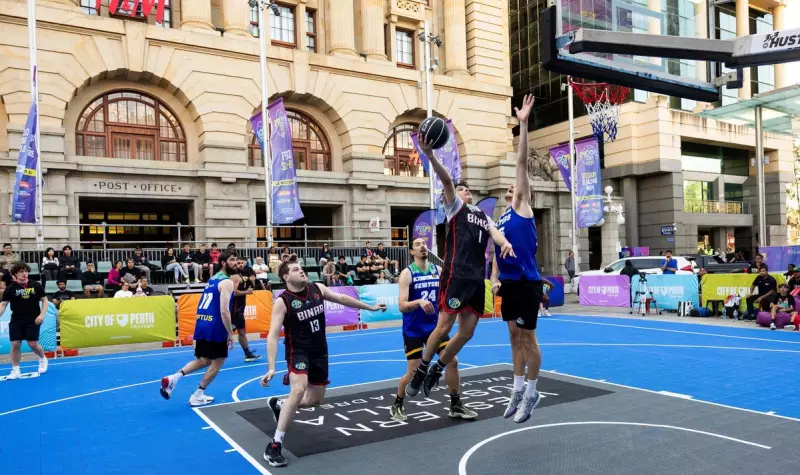 HoopsFest Returns: Perth's Forrest Place Becomes Epic Basketball Fan Zone for Four Days