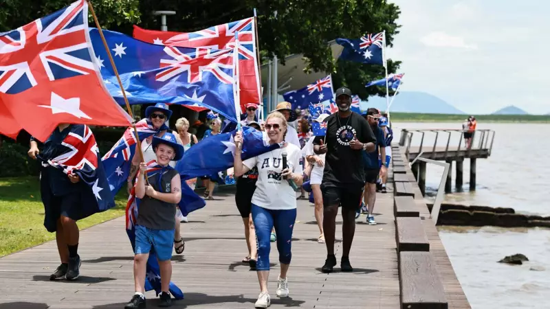 March for Australia Rally Draws Crowd in Cairns