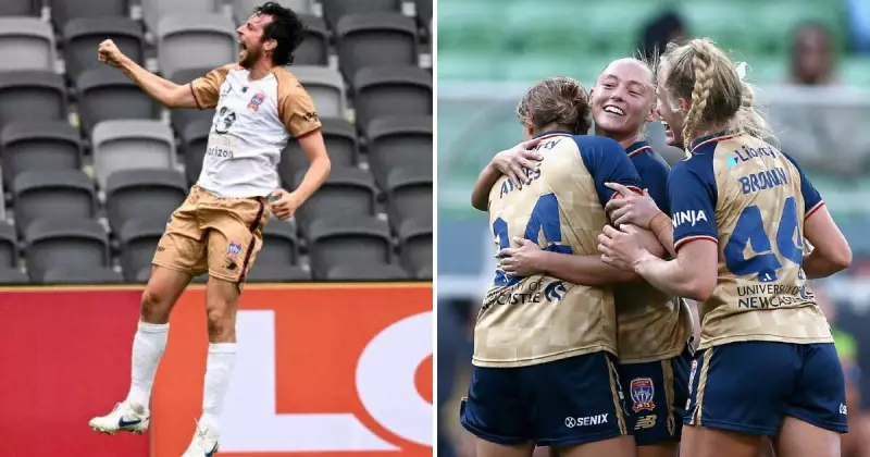 Newcastle Jets Soar: Both A-League Teams Land Home After Historic Wins