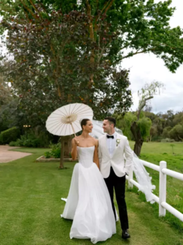 Perth Couple's Fairytale Wedding at Busselton Estate Celebrates Seven-Year Love Story