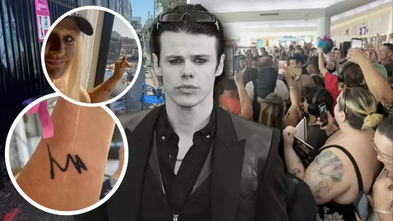 Perth Mum Gets Yungblud's Autograph Tattooed After Airport Encounter