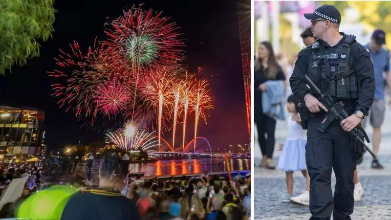 Perth's 2026 NYE: 130,000 Celebrate Amid Heavy Police Presence