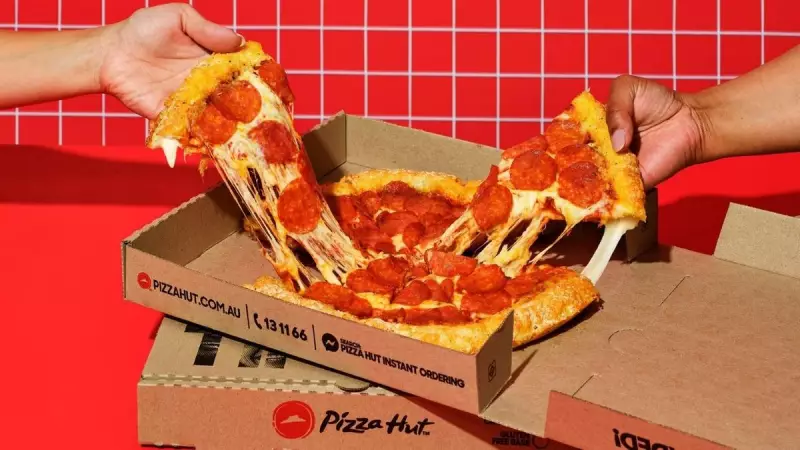 Pizza Hut's New Golden Stuffed Crust Launches as Aussies Delay New Year's Resolutions
