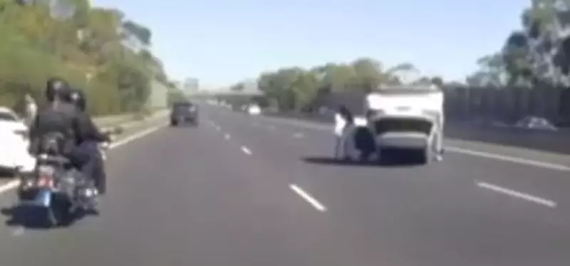 Teen Driver Arrested, Seven Flee After Stolen Car Crash on Melbourne Freeway