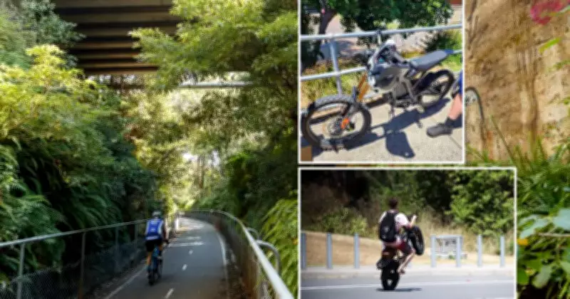 Teen E-Bike Gangs Terrorise Fernleigh Track Walkers with Projectiles