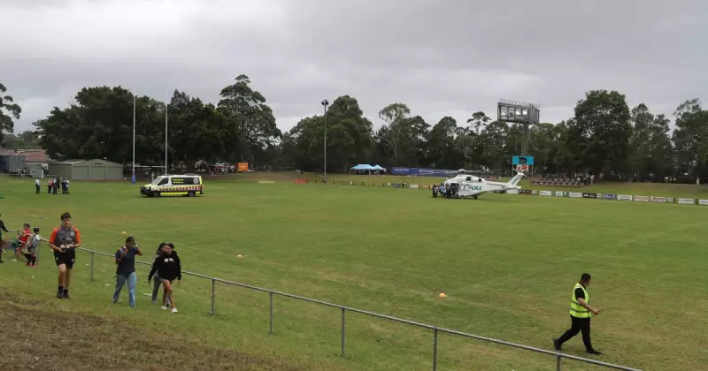 Teenage Girl Airlifted with Spinal Injury at Corrimal Rugby League Carnival