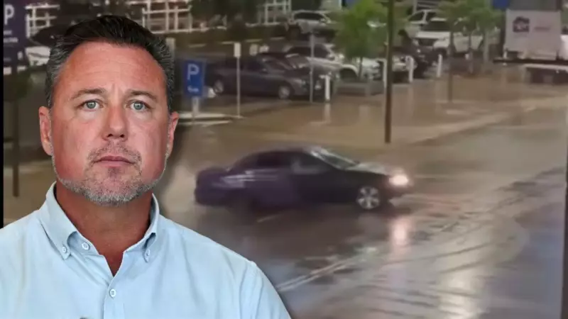 Townsville Mayor Nick Dametto Nearly Hit by Flinders St Burnout Hoon