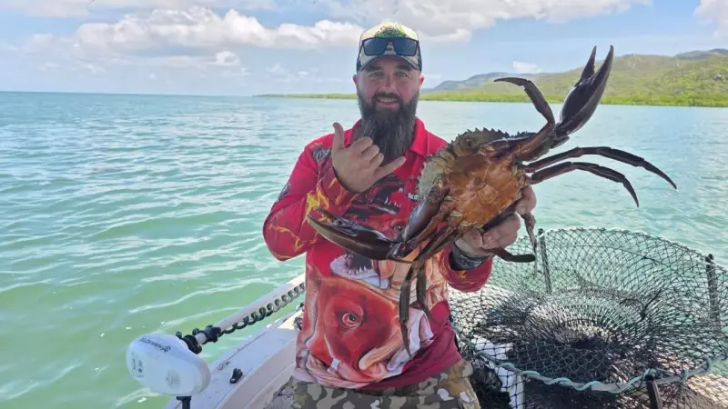 Townsville YouTuber's Giant Mud Crab Catch Stuns Local Fishing Community