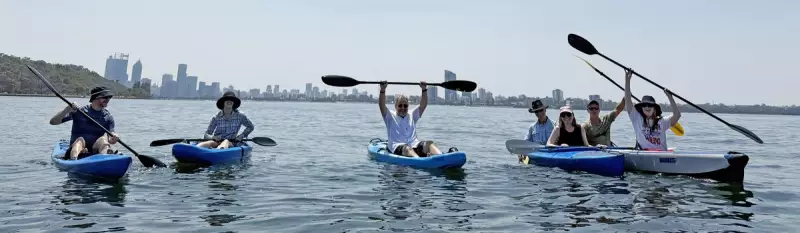 Travel Writers' Australia Day Paddle Party at Matilda Bay