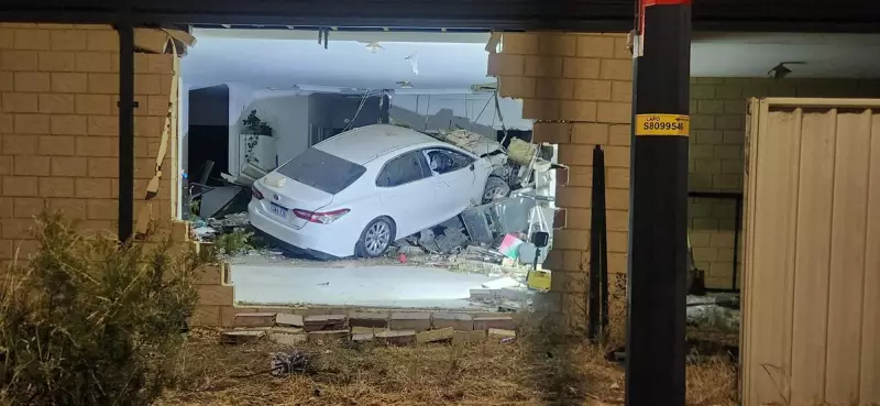 Two Perth Crashes Leave Child and Driver Seriously Injured, Car Hits House