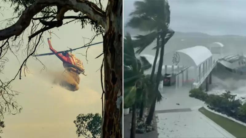 Victoria Bushfires Destroy 300+ Homes, Ex-Cyclone Koji Floods QLD