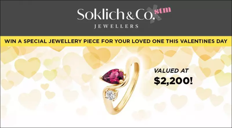Win a $2,200 Soklich & Co. Ring for Valentine's Day in Perth