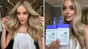 Bec Judd's budget blonde secret: $25 haircare duo fights brassiness