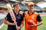 Mitch Marsh Meets His Namesake: Perth Scorchers Star Bonds with Adelaide Crows Draftee