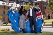 Sri Lankan Couple Celebrates Australia Day 2026 in Perth