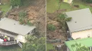 Three Homes Damaged in Sydney Landslide as Storms Lash East Coast