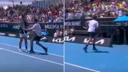 Wild Scenes at Australian Open as Darderi Races Off Court After Historic Win
