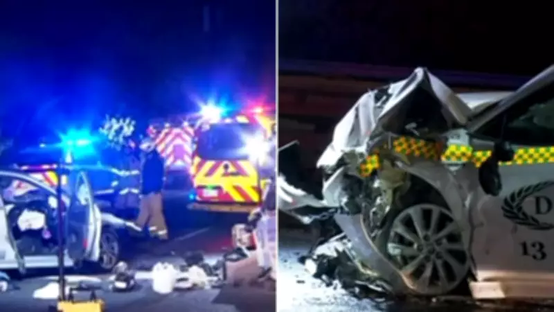 Adelaide Taxi Driver Survives Terrifying Head-On Freeway Crash