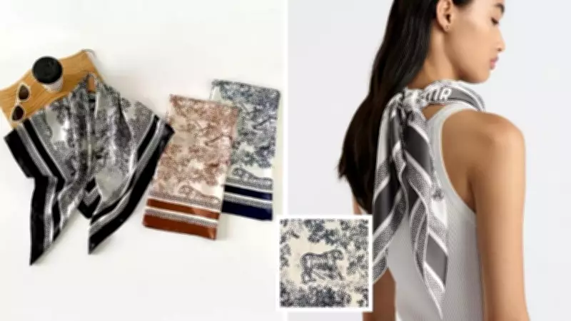 Amazon Haul's $4.75 Scarf Mirrors $970 Dior Design in Stunning Fashion Find