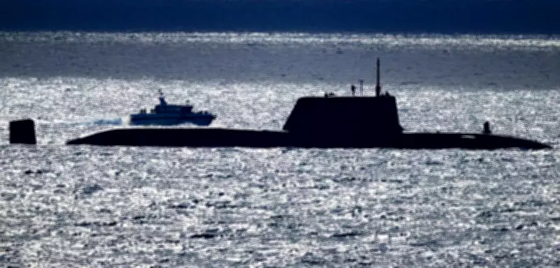 British Nuclear Submarine HMS Anson Delayed Off Perth by Rottnest Swim
