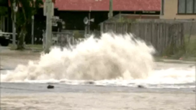 Burst Water Main Causes Major Outage, Traffic Chaos in Brisbane Suburb
