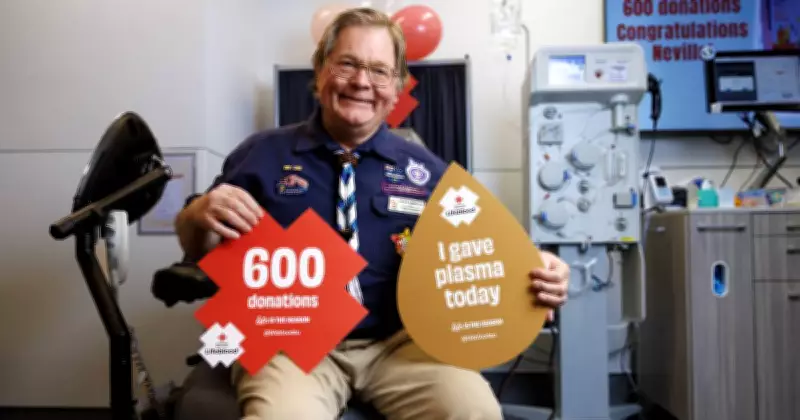 Canberra Man Achieves 600 Blood Donations, A Lifesaving Milestone