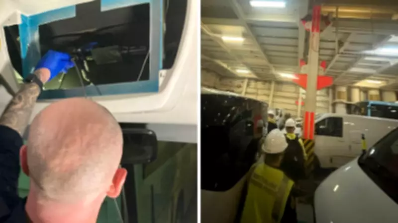 Cocaine Worth $9 Million Found Hidden Behind TV in Luxury Minibus in SA