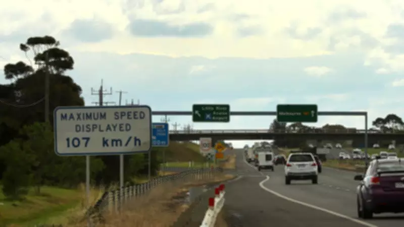 Driver Escapes Burning Car After Being Clipped by Bus on Princes Highway