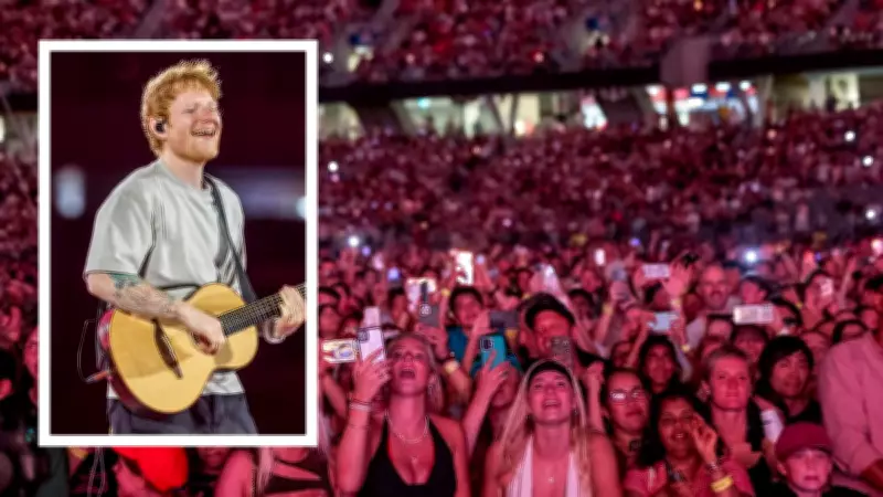 Ed Sheeran's Perth Spectacle: Surprise Entrance Wows 55,000 Fans at Optus Stadium