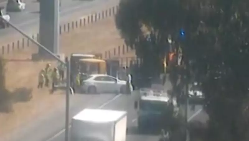 Emergency Crews Respond to Roe Highway Crash in Beckenham, Perth