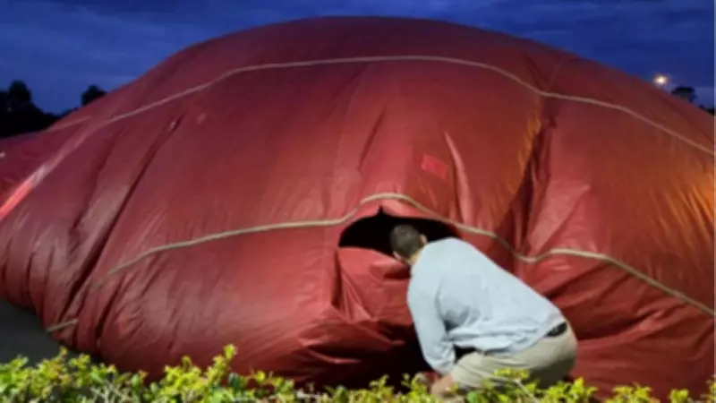 Hot Air Balloon Narrowly Avoids Disaster After Pilot Uses Tape on Major Tear