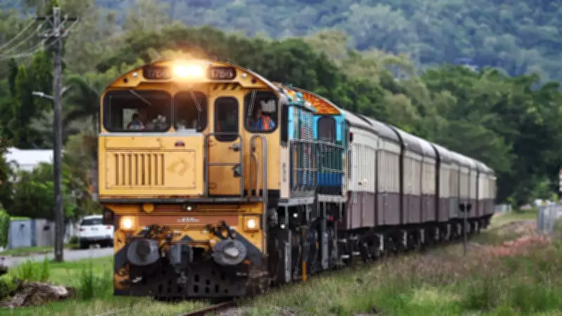Kuranda Scenic Railway Carriage Spotted Far Off Track Near Cairns for Maintenance