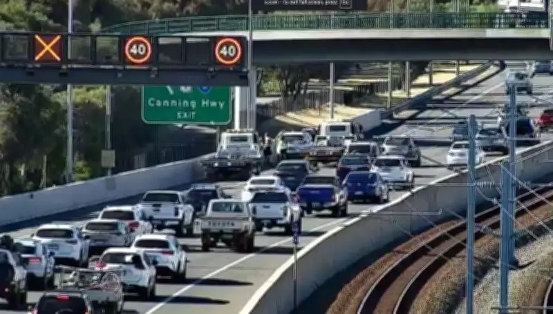 Major Perth Freeway Crashes Cause Peak Hour Gridlock on Monday Afternoon
